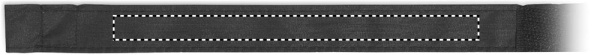 CANOVA 23" windfester Taschenschirm mit Auf-Zu-Automatik und Holzgriff: Logoposition – Gurt