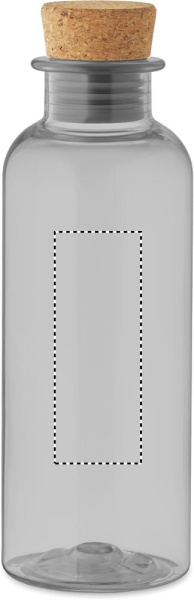 Tritan Renew™ gertuvė 500 ml: Logotipo vieta – gaminio priekinė pusė