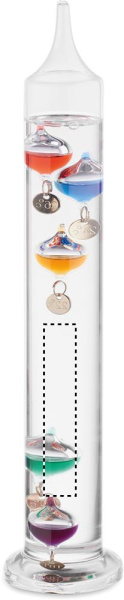 Galileo Thermometer Glas 28cm: Logoposition – Seite 2 des Produkts