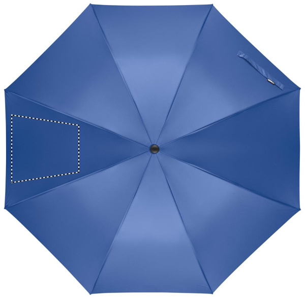 LLUVIA 27" windfester Stockschirm mit Auf-Automatik aus RPET: Logoposition – Segment 2