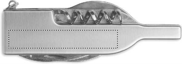 Couteau de poche multifonction: Emplacement du logo – face 2 du produit