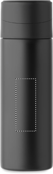 Dvigubų sienelių gertuvė 420 ml: Logotipo vieta – gaminio priekinė pusė