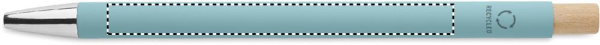 Recycled aluminium ball pen: Logo position – opposite the clip