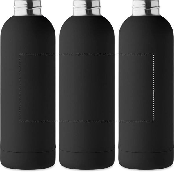 Coffret cadeau boîte-repas et bouteille: Sérigraphie circulaire — Tout autour de la bouteille