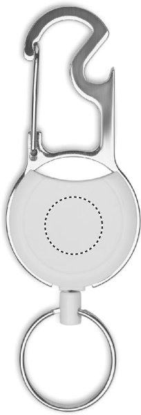 Ištraukiamas ženkliukų laikiklio komplektas: Logotipo vieta – 1-oji gaminio pusė
