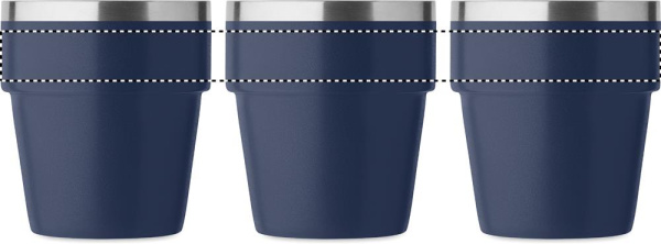 Topeltseinaga termoskruus 250 ml: 360° trükk – ümber toote