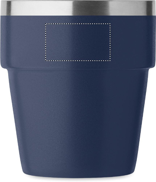 Topeltseinaga termoskruus 250 ml: Logo asukoht – toote esikülje ülaosa