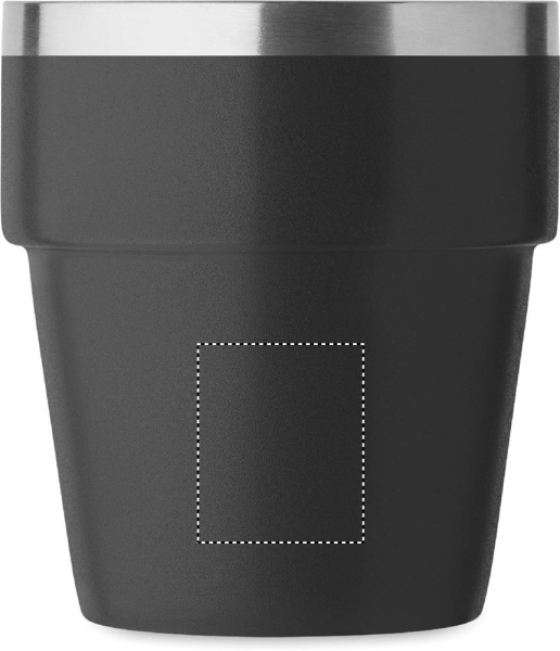Topeltseinaga termoskruus 250 ml: Logo asukoht – toote esikülje alaosa