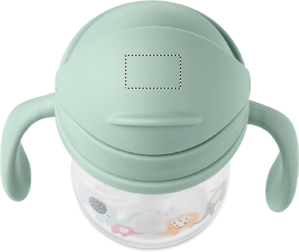 Beebi sippy tass Tritanist.: Logo asukoht – kaas