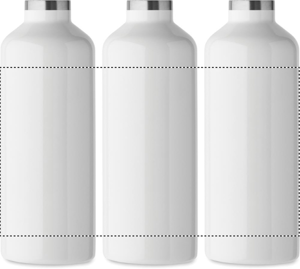 Dvigubų sienelių gertuvė 500 ml: 360° lazerinis graviravimas – aplink gaminį