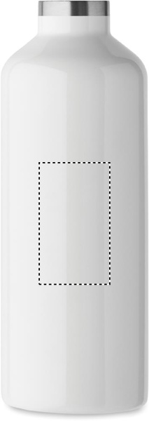 Dvigubų sienelių gertuvė 500 ml: Logotipo vieta – gaminio priekinė pusė