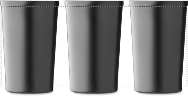 Ceramic lining tumbler 450 ml: 360° digital printing – around the product