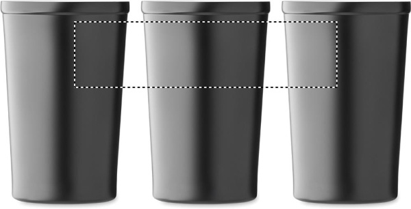 Ceramic lining tumbler 450 ml: Circular screen printing – around the product