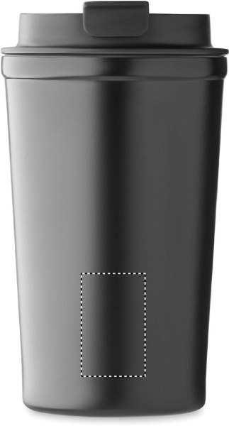 Ceramic lining tumbler 450 ml: Logo position – lower front of the product