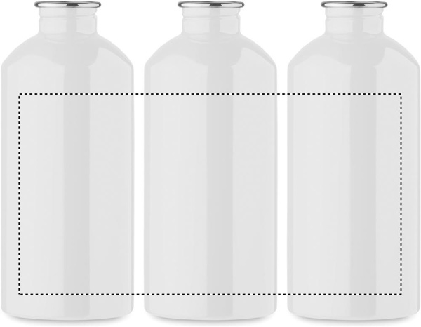 Flaska i återvunnet rostfritt stål med karbinhake 500 ml: Sublimeringstryck – produkt