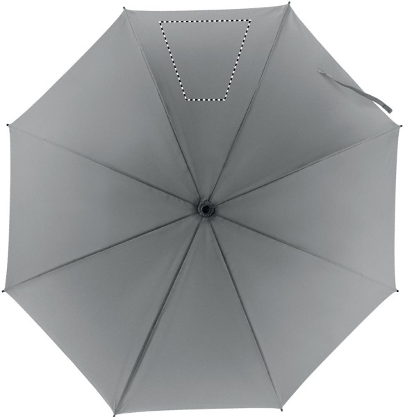 VISIBRELLA 23" tuulenkestävä heijastava sateenvarjo: Logon sijainti – segmentti 3
