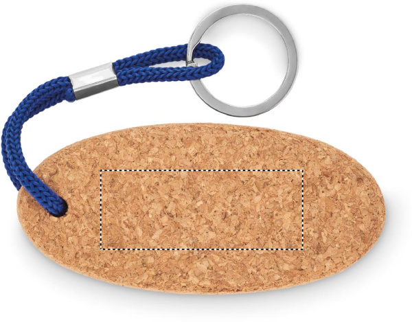 Floating cork key ring Lohja: Logo position – side 2 of the product