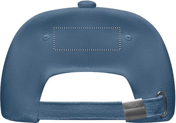 Hemp baseball cap 370 gr/m²: Logo position – back of the product