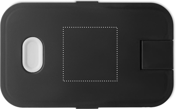 Lunchbox PP: Logoposition – Deckel
