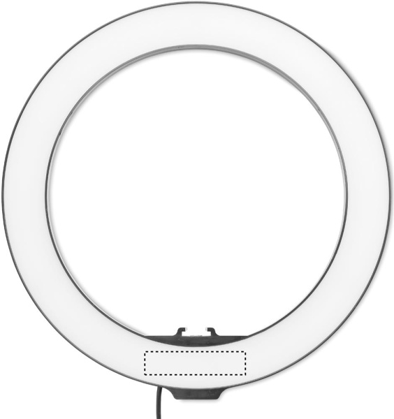 26 cm LED rõngasvalgusti komplekt: Logo asukoht – Ring alumine