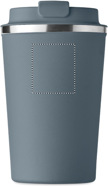 Termokrūze Brace ar dubultām sienām, 350 ml: Logotipa izvietojums – izstrādājuma priekšpuses augšdaļa