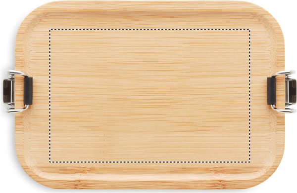 Lunchbox Edelstahl: Lasergravur – Deckel