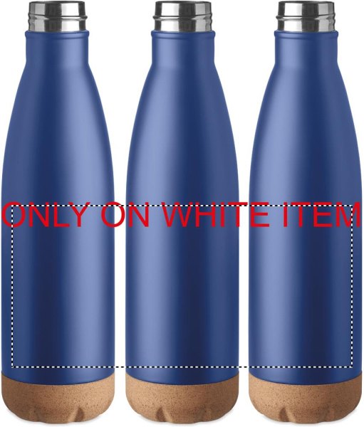 Doppelwandige Isolierflasche mit Korkboden 500 ml: Sublimationsdruck – Produkt