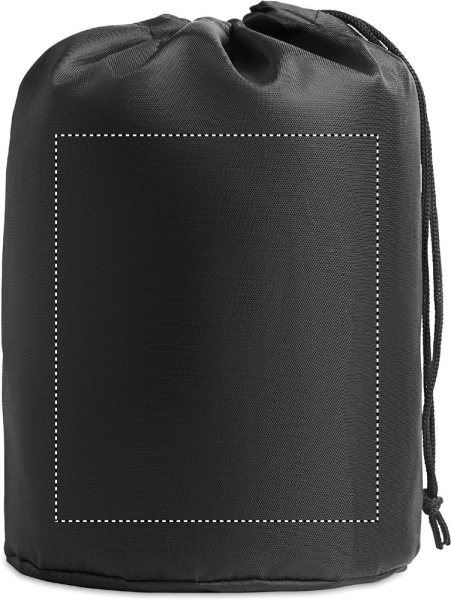 Lot de 2 récipients de camping avec couverts: Emplacement du logo — Pochette: Face 1 du produit
