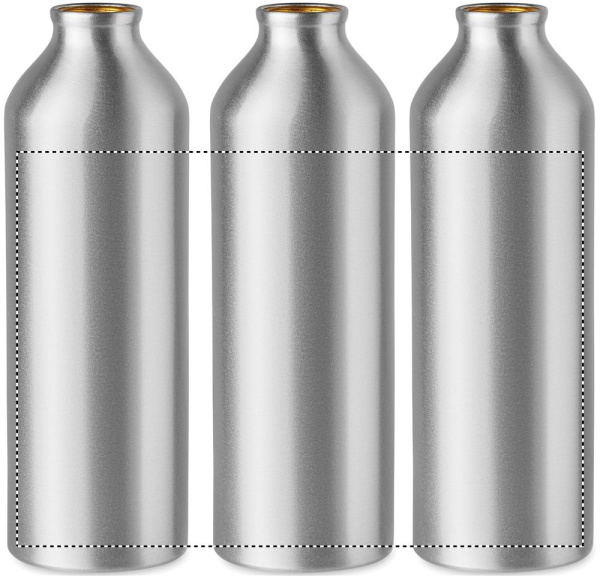Alumiininen juomapullo 800 ml: 360° laserkaiverrus – tuotteen ympäri