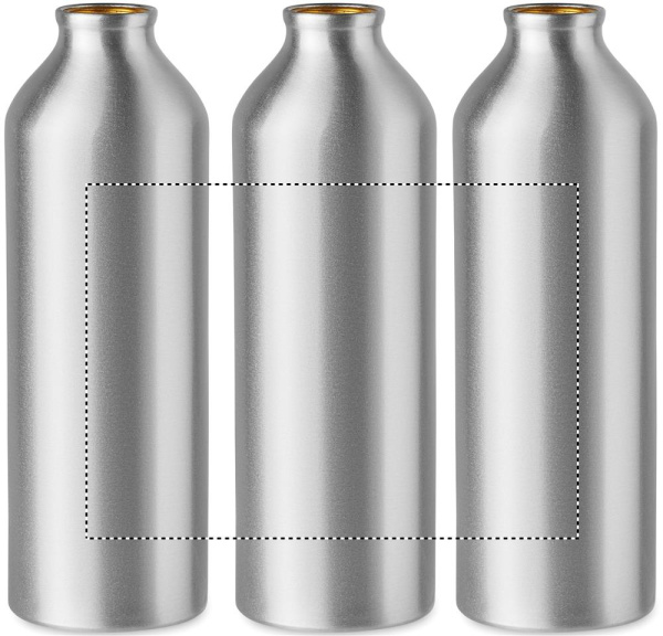 Alumiininen juomapullo 800 ml: Ympäripainatus – tuotteen ympäri