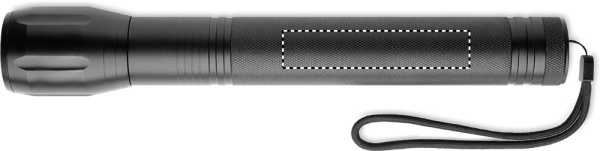Duża aluminiowa latarka LED: Logo position – side 1 of the product