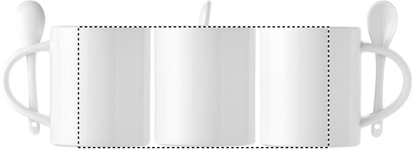 Ceramiczny kubek do sublimacji 300 ml: Sublimation printing – side of the product