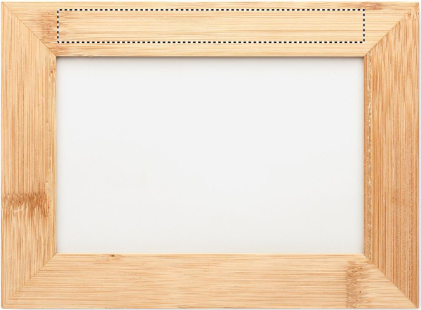 Bamboo fotoram: Logotypens placering – produktens sida 1