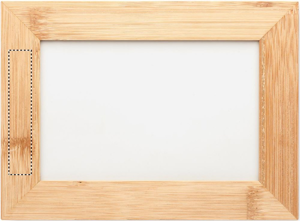 Bamboo fotoram: Logotypens placering – produktens sida 3