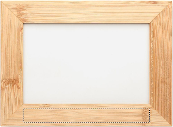 Bamboo fotoram: Logotypens placering – produktens sida 4