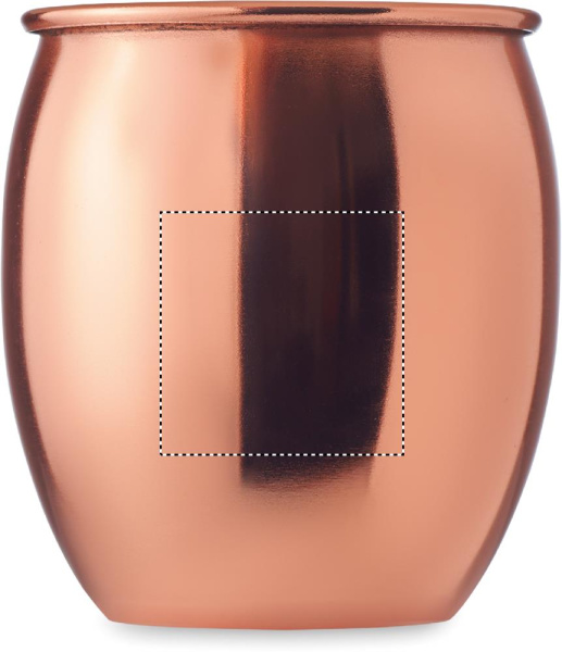Cocktail copper mug 400 ml: Logo position – opposite the handle