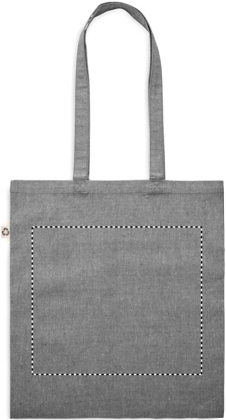 Sac shopping à longues anses: Impression par transfert numérique — Arrière du produit