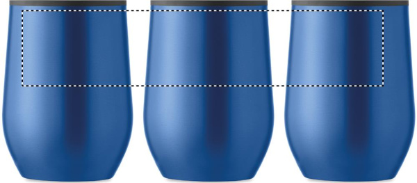Dubbelväggad termosmugg Chin Chan 350 ml: Rundscreentryck – runt produkten