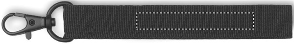 Cross chest bag in 600D Rpet: Logo position – strap
