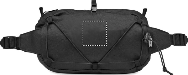 Waist bag in 600D RPET: Logo position – front of the product