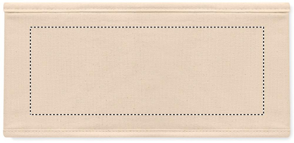 Boîte de rangement moyenne 220 g/m²: Emplacement du logo — Boîte: Face 1 du produit