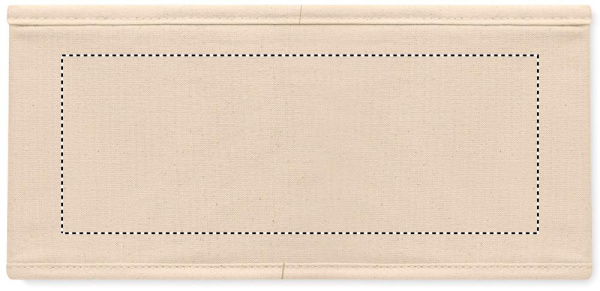 Boîte de rangement moyenne 220 g/m²: Emplacement du logo — Boîte: Face 2 du produit