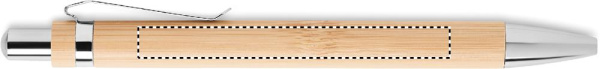 Stylo sans encre longue durée: Emplacement du logo — Corps du stylo : pour gauchers
