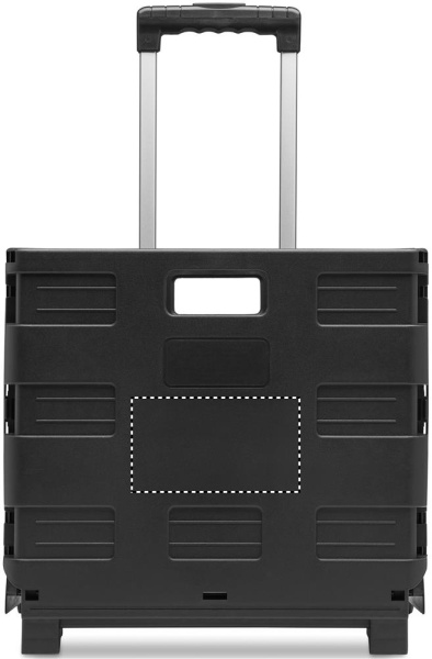 Foldable shopping trolley: Logo position – lower front of the product