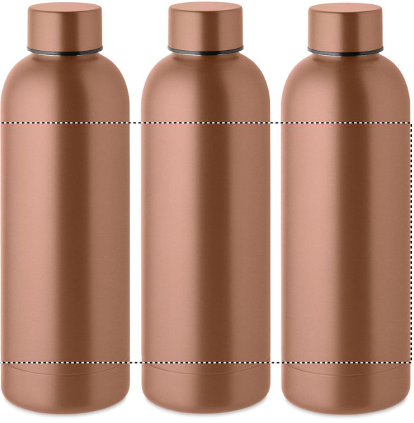 Dvigubų sienelių gertuvė 500 ml: 360° spauda – aplink gaminį