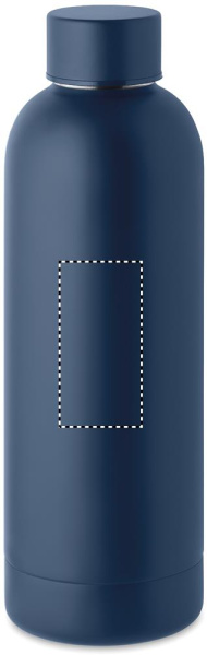 Dvigubų sienelių gertuvė 500 ml: Logotipo vieta – gaminio priekinė pusė