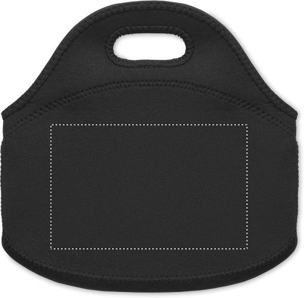 Lunch set in stainless steel: Logo position – pouch