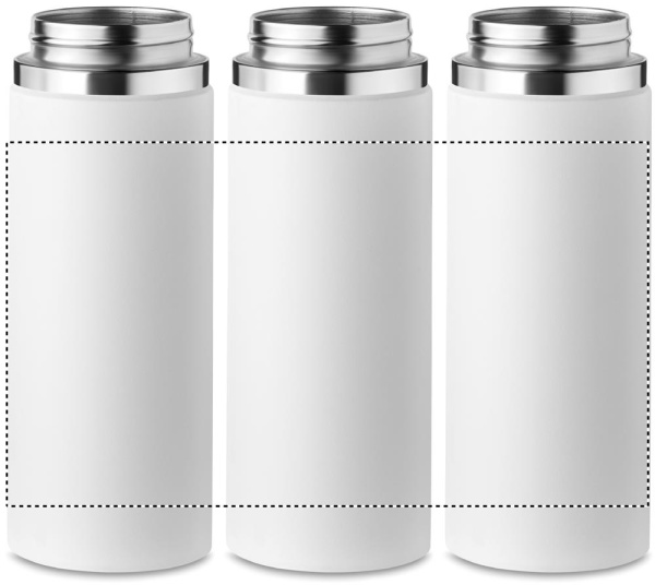 Bouteille à double paroi 500 ml: Impression à 360° autour du produit