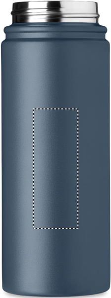 Termosflaska 500 ml: Logotypens placering – produktens baksida