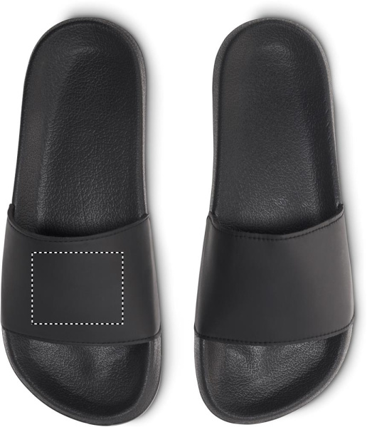 Anti -slip sliders size 36/37: Debossing – right side of the product